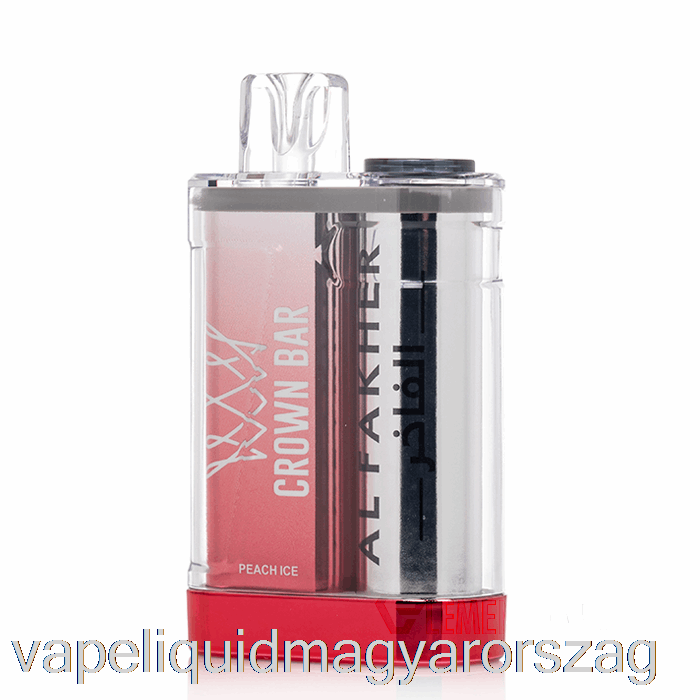 Al Fakher Koronarúd Kristály 9000 Eldobható Barack Jég Vape Toll